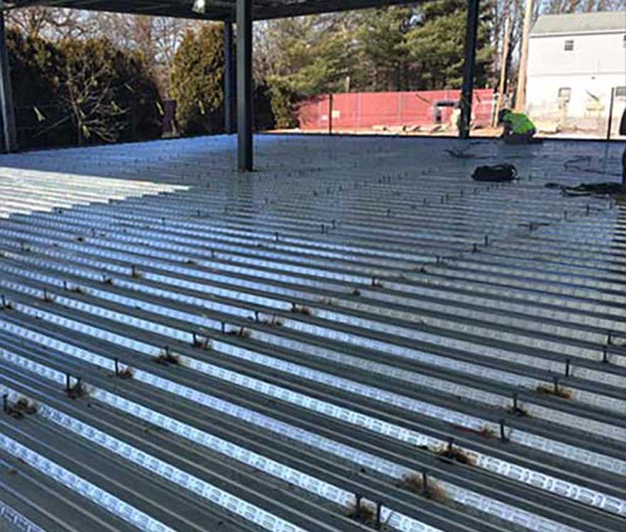 سقف کاذب با ورق گالوانیزه