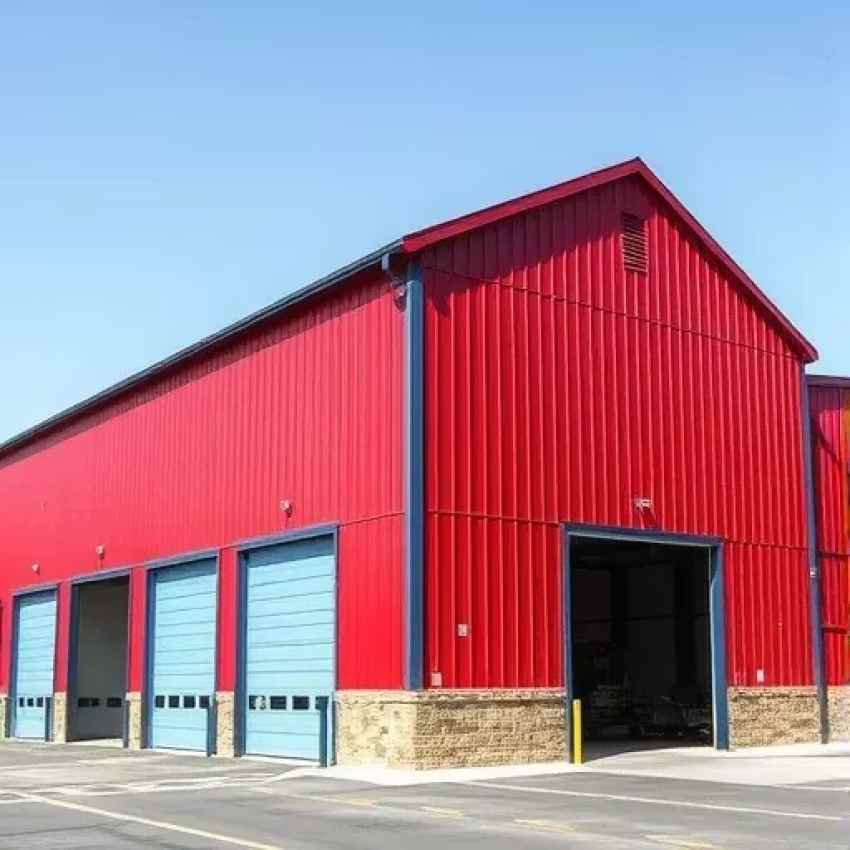 نمونه سقف شیروانی ساخته شده با ورق گالوانیزه رنگی